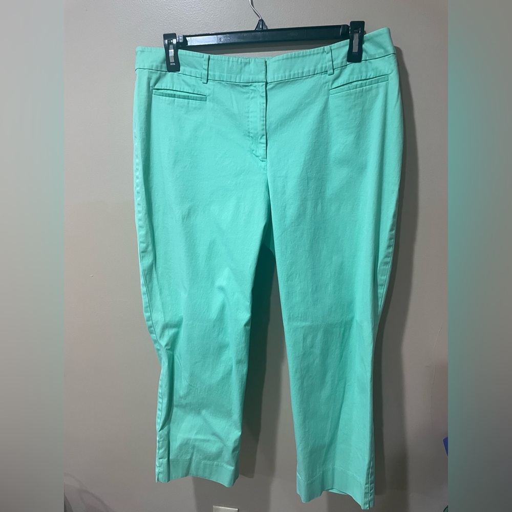 Talbots Light Green Ankle Pants